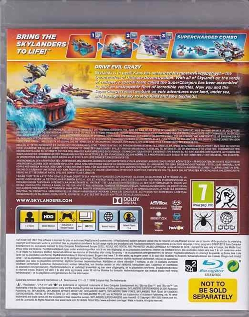 Skylanders Superchargers - PS3  (B Grade) (Genbrug)